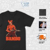  Áo thun Bambi + Rambo, Trùm Cuối Meme, Unisex Cotton 100% 4 màu nam nữ 0517 