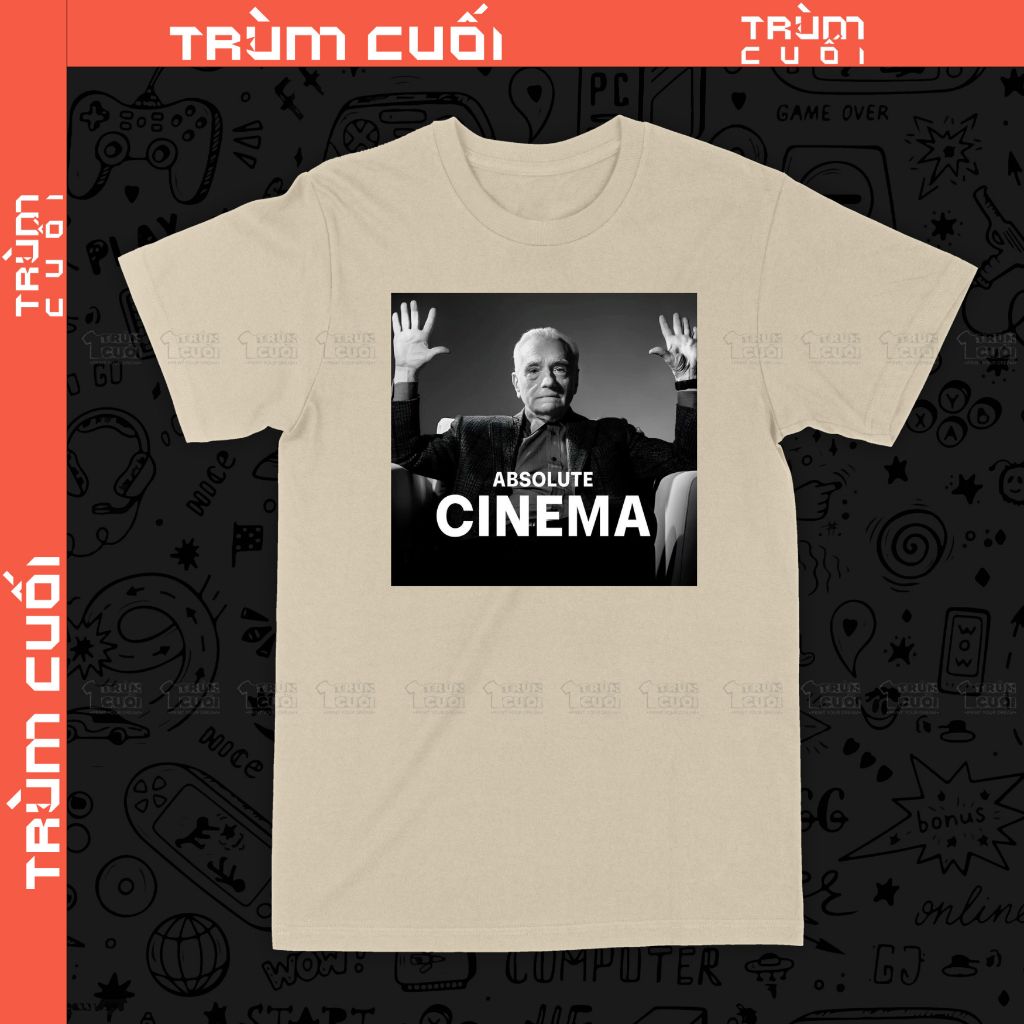  Áo thun Tuyệt Đối Điện Ảnh, Trùm Cuối Meme, Unisex Cotton 100% 4 màu nam nữ 0524 