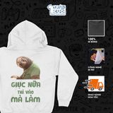  Áo hoodie Giục Nữa Thì Vào Mà Làm - Flash Zootopia, Trùm Cuối Meme Cine, Unisex Nỉ bông 100% 0537 