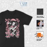  Áo thun Kimetsu no Yaiba: Nezuko Kamado, Trùm Cuối Anime, Unisex Cotton 100% 4 màu nam nữ 0011 