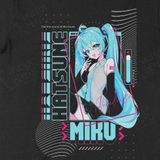  Áo sweater Hatsune Miku, Trùm Cuối Thần Tượng Âm Nhạc, Nỉ Bông 100% Unisex nam nữ 0535 