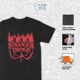  Áo thun Stranger Things, Trùm Cuối Cine, Unisex Cotton 100% 4 màu nam nữ 0530 