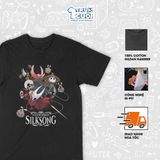  Áo thun Hollow Knight' Silksong, Trùm Cuối Game, Unisex Cotton 100% 2 màu nam nữ 0526 