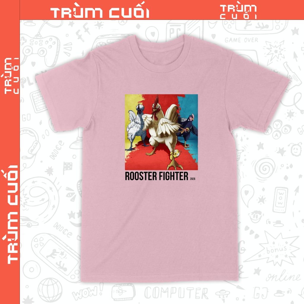 Áo thun Cự Kê Chiến Kí - Roaster Fighter, Trùm Cuối Anime, Unisex Cotton 100% 4 màu nam nữ 0591 