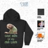  Áo hoodie Giục Nữa Thì Vào Mà Làm - Flash Zootopia, Trùm Cuối Meme Cine, Unisex Nỉ bông 100% 0537 