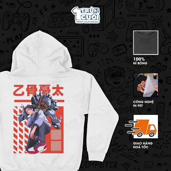  Áo hoodie Yuta Okkotsu - Jujutsu Kaisen 0, Trùm Cuối Anime, Unisex Nỉ bông 100% 2 màu nam nữ 0538 