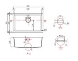 CHẬU BẾP ÐÁ 1 HỐ BQS-03 