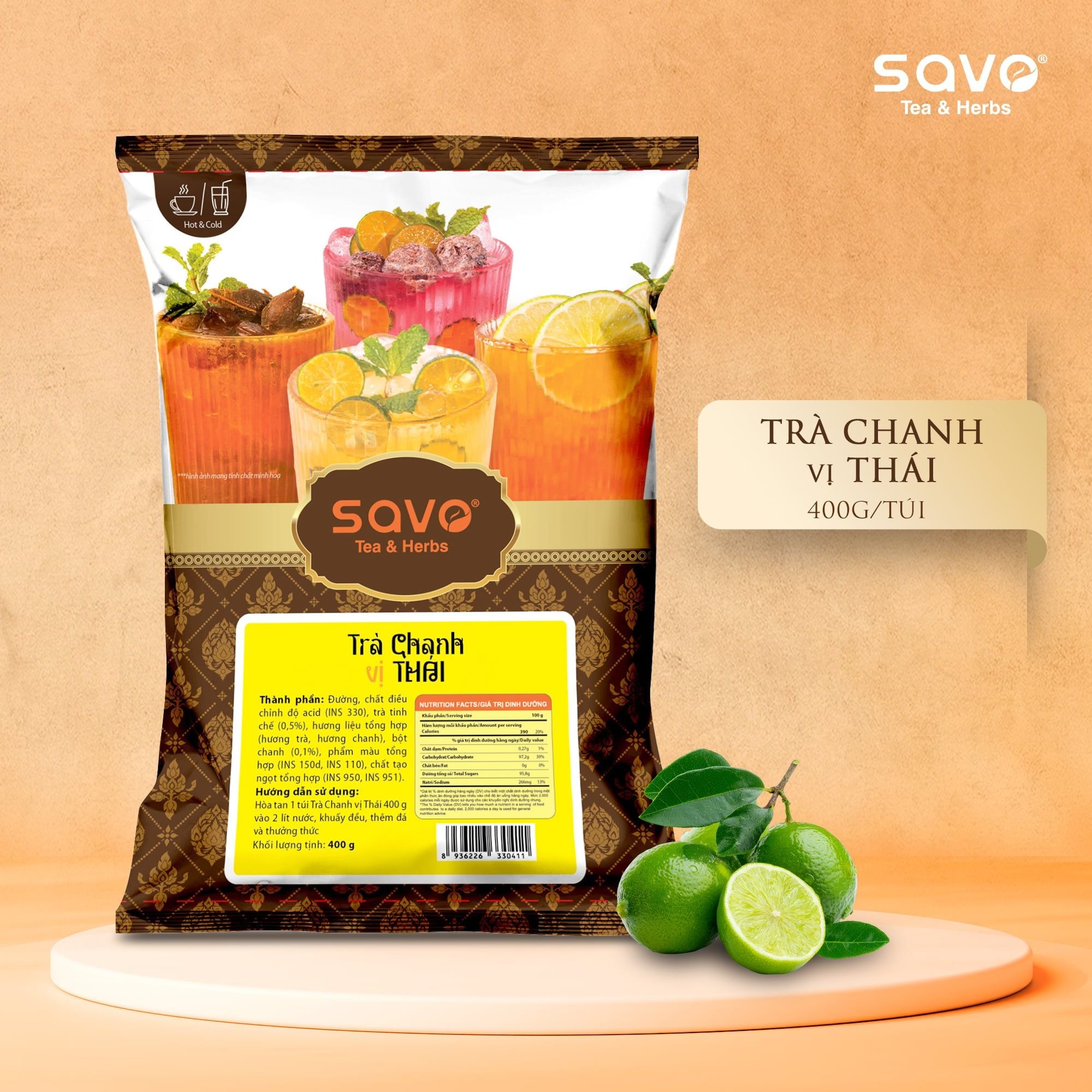  SAVO ICED TEA CHANH VỊ THÁI 