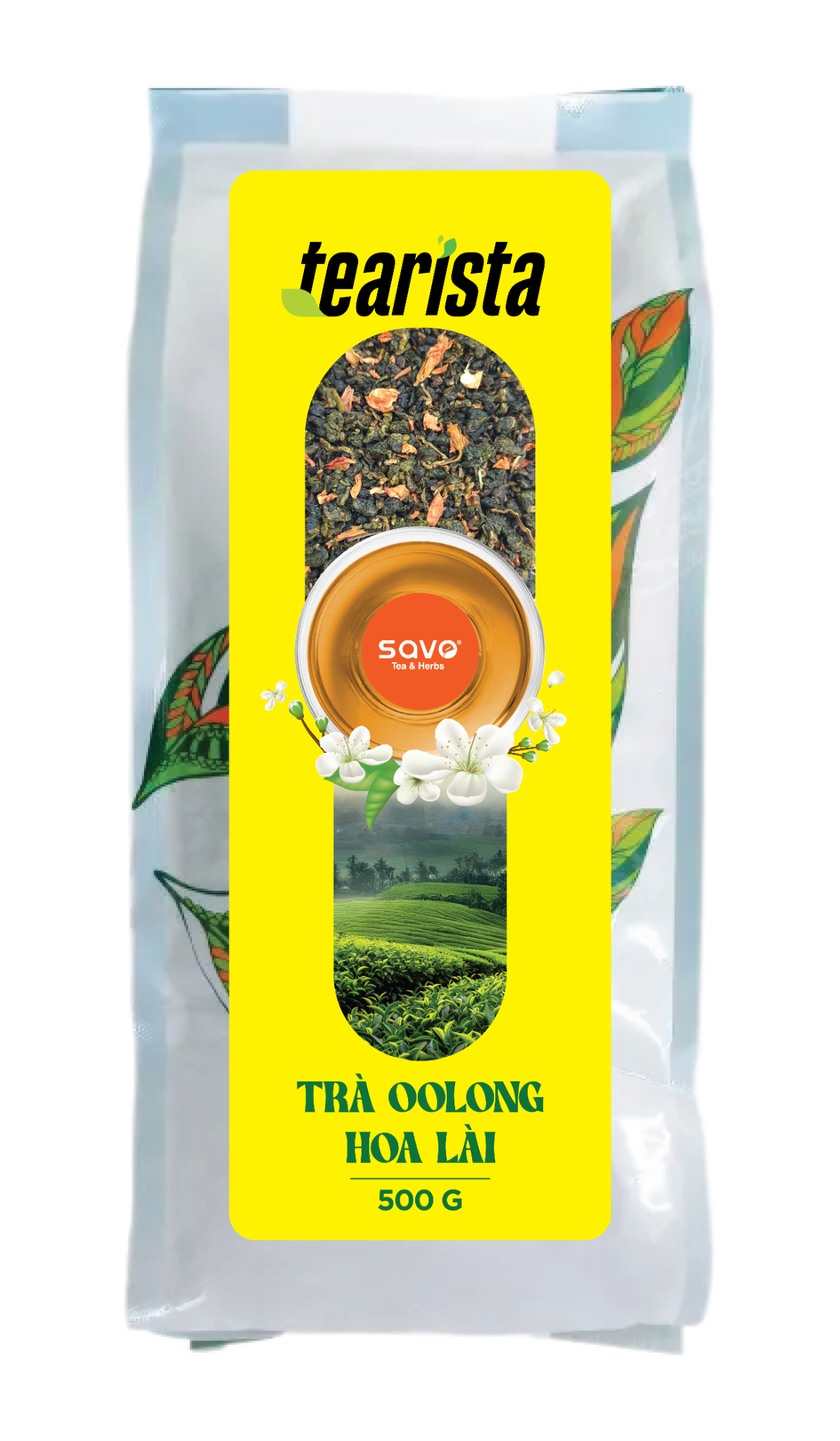 SAVO Oolong Hoa lài (túi 500g) 