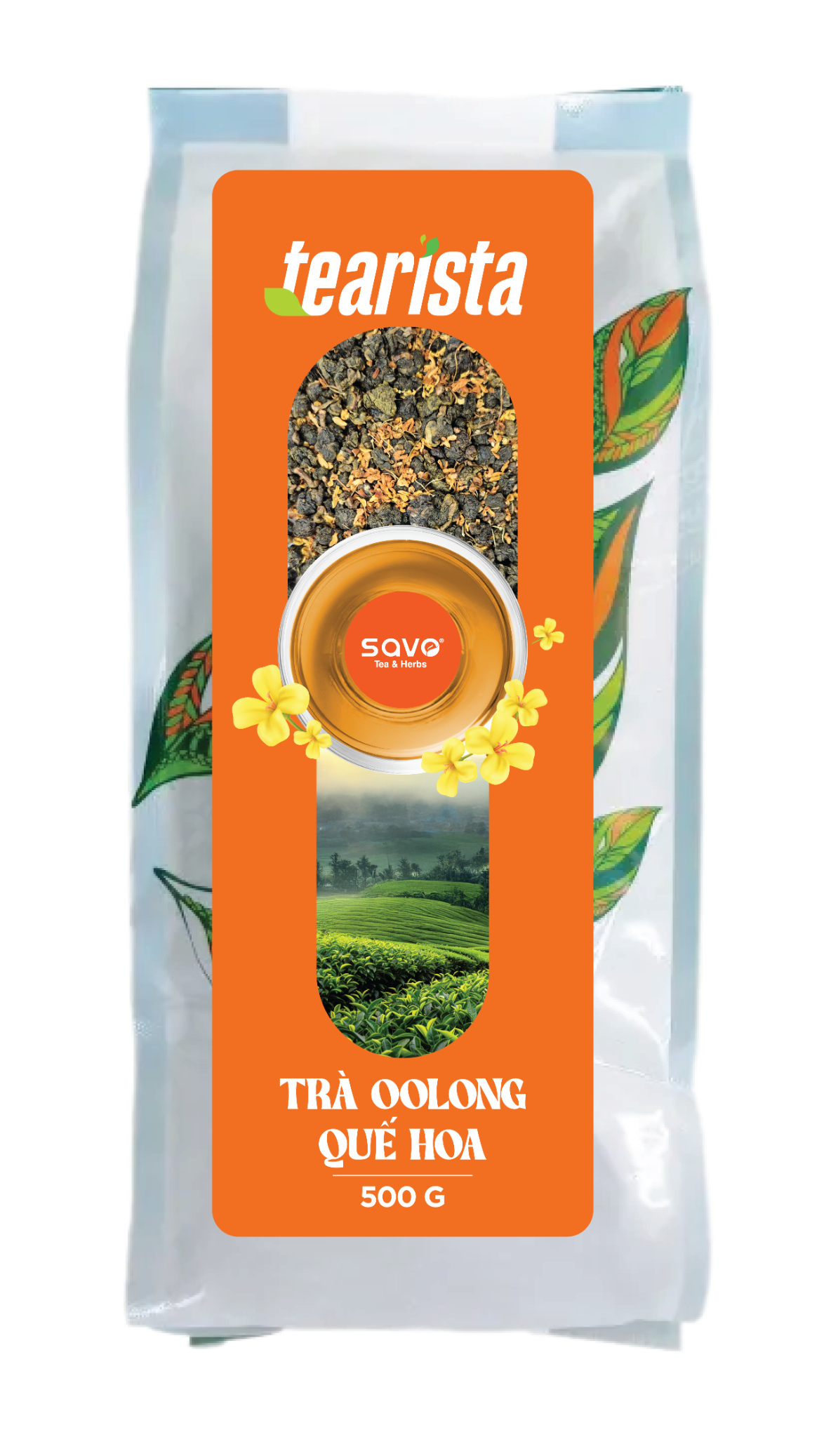  SAVO Oolong Quế hoa (túi 500g) 