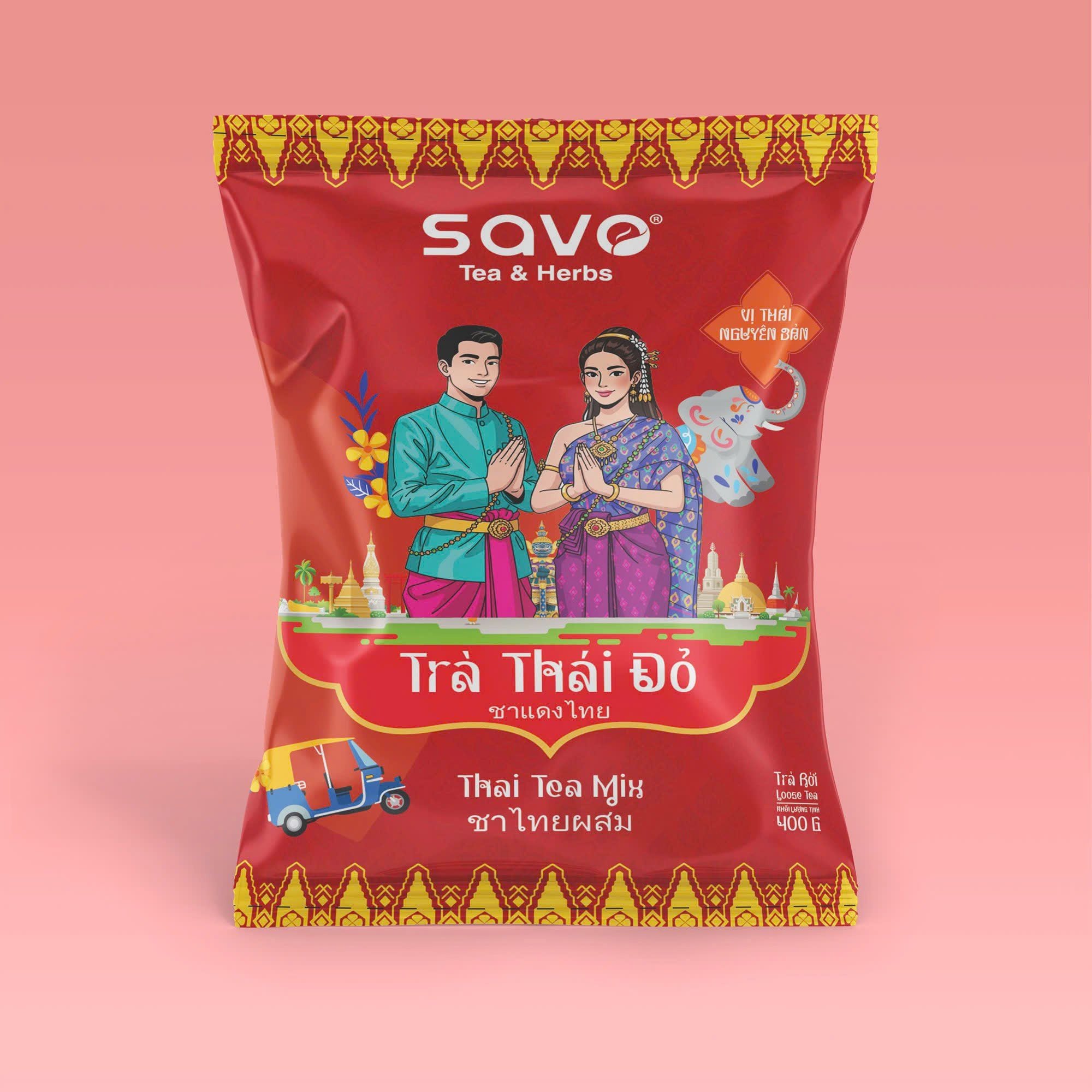  TRÀ THÁI ĐỎ SAVO VỊ NGUYÊN BẢN 