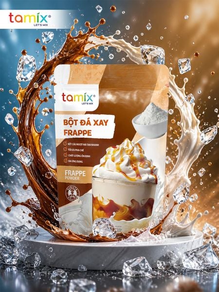 Bột đá xay frappe chất lượng. Nguồn savotea.com