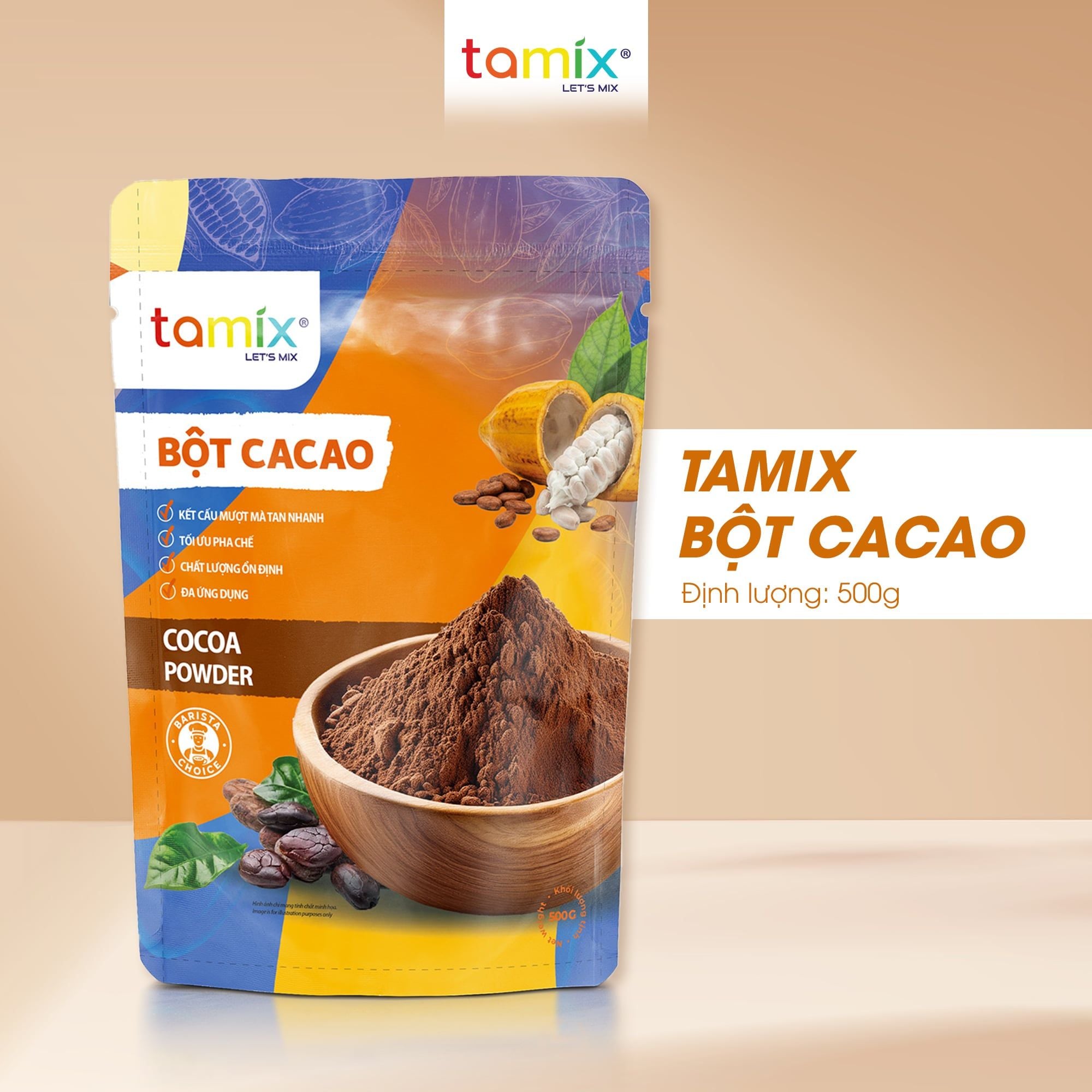  TAMIX BỘT CA CAO (500G) 