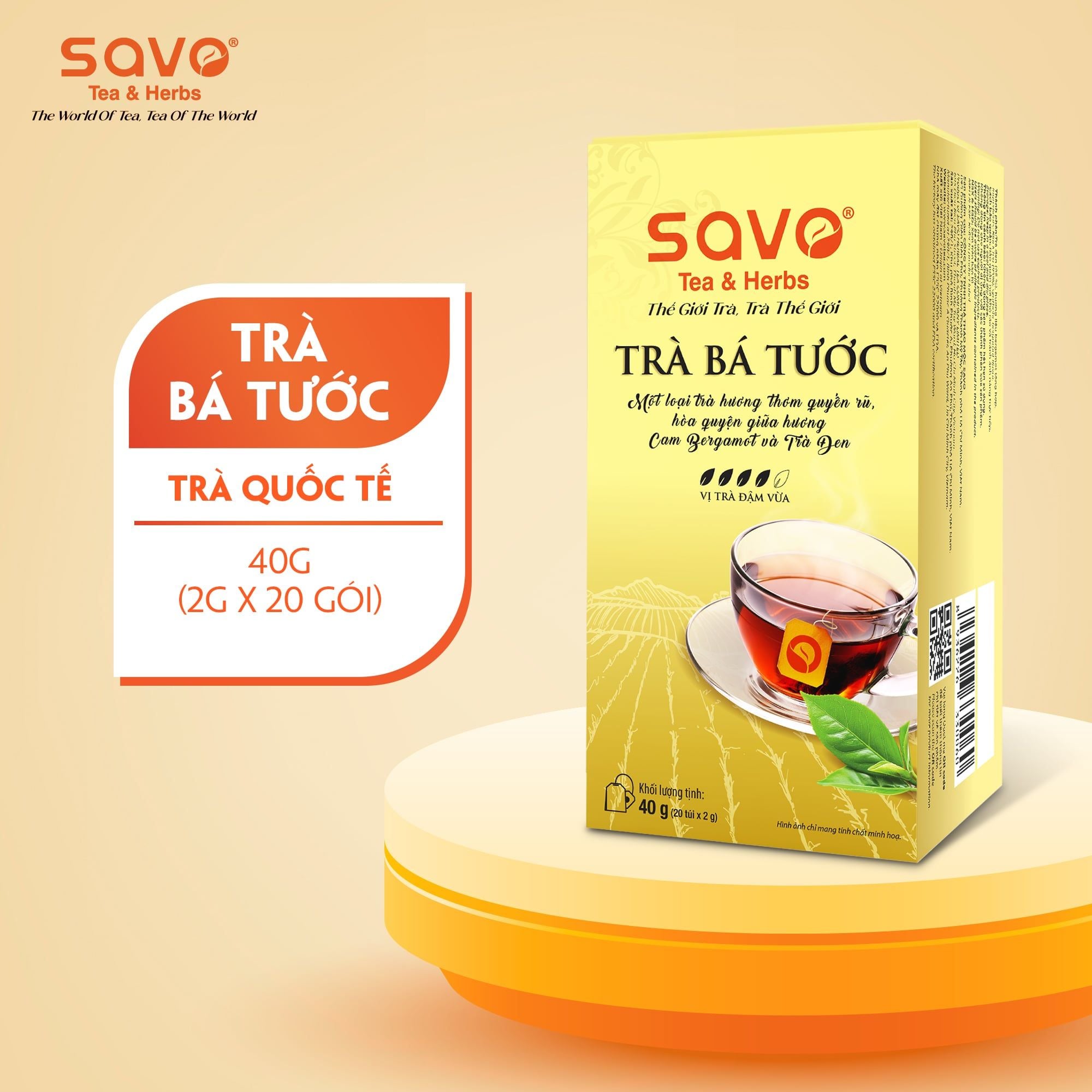  SAVO Trà Bá Tước (Túi lọc 20s) 