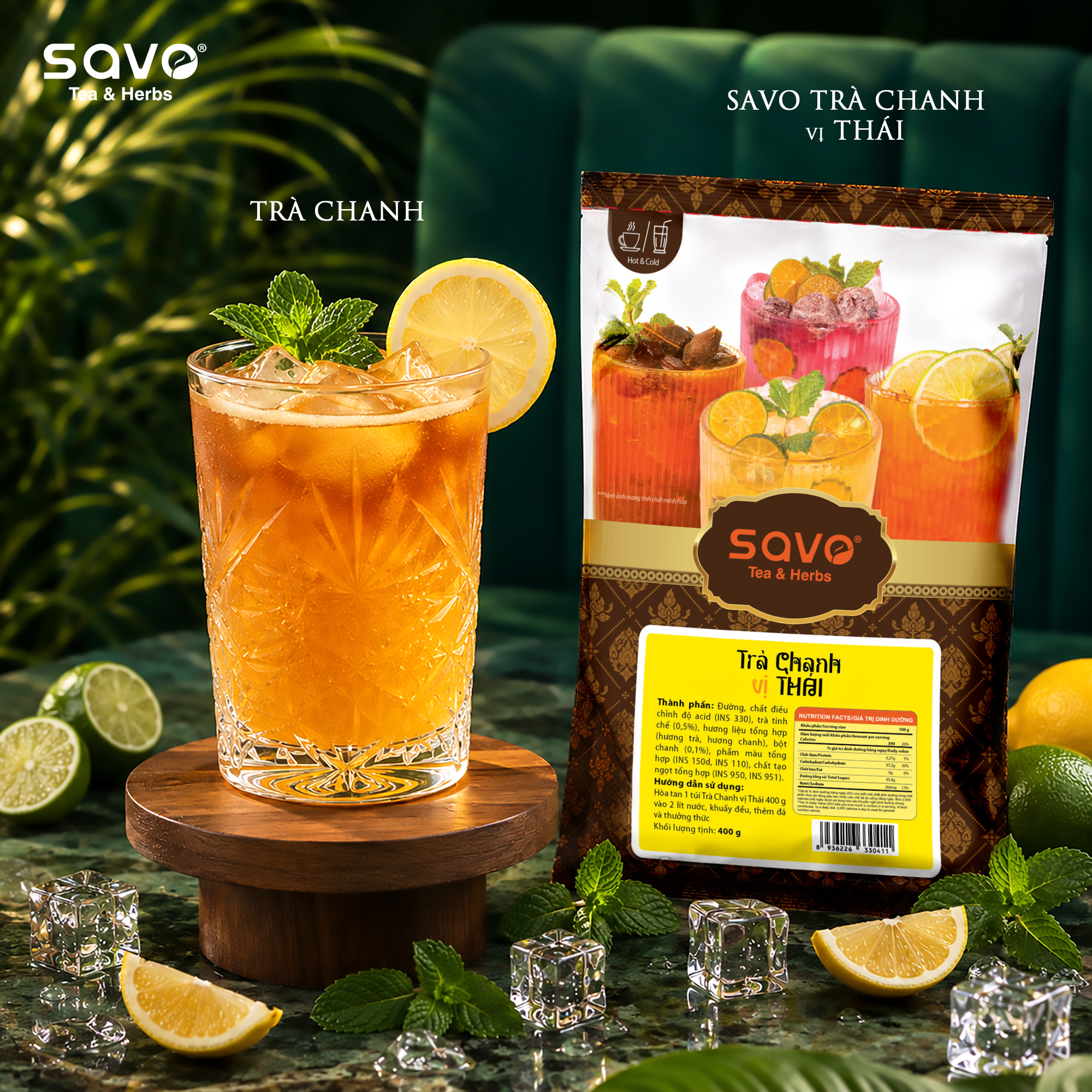  SAVO ICED TEA CHANH VỊ THÁI 