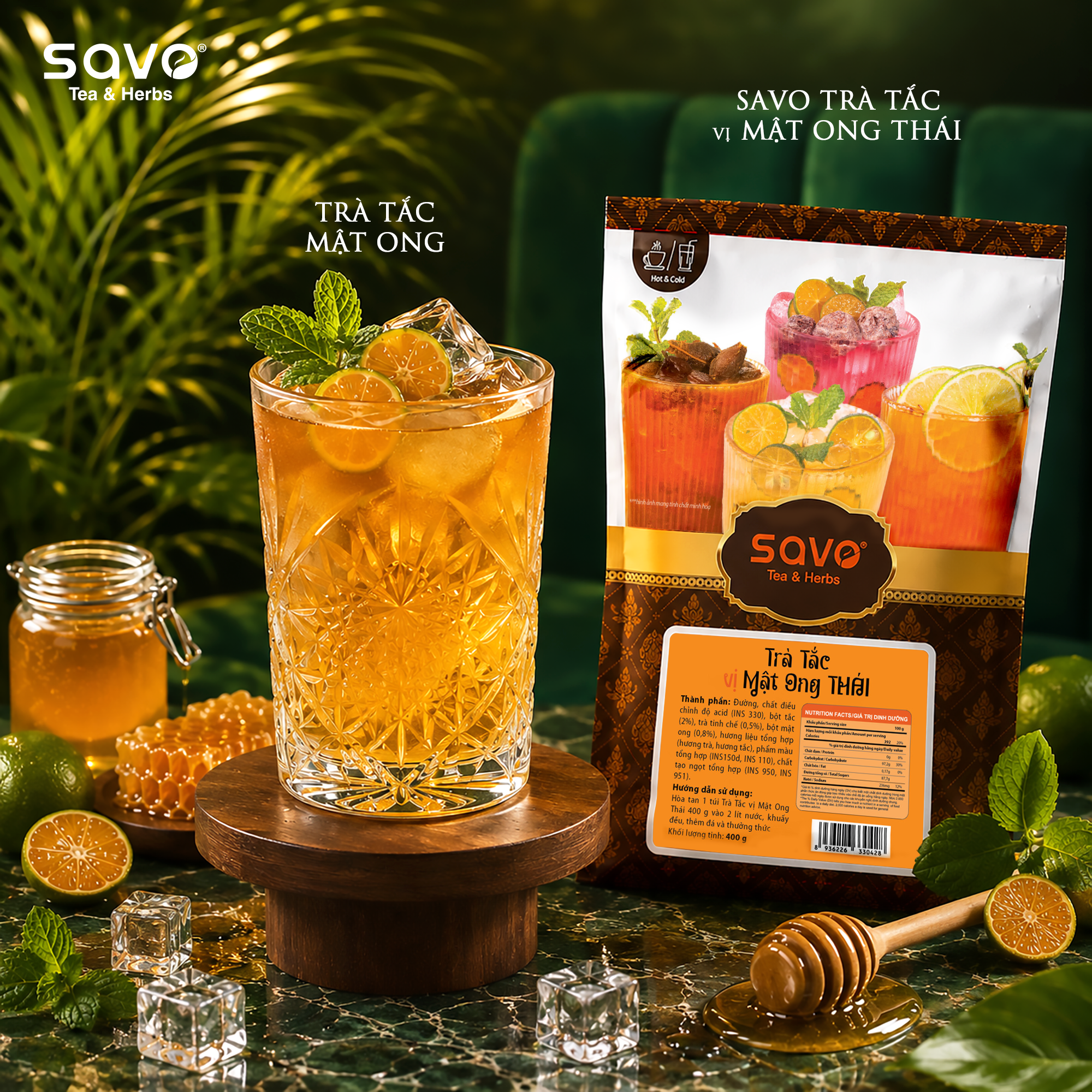  SAVO ICED TEA TẮC VỊ MẬT ONG THÁI 