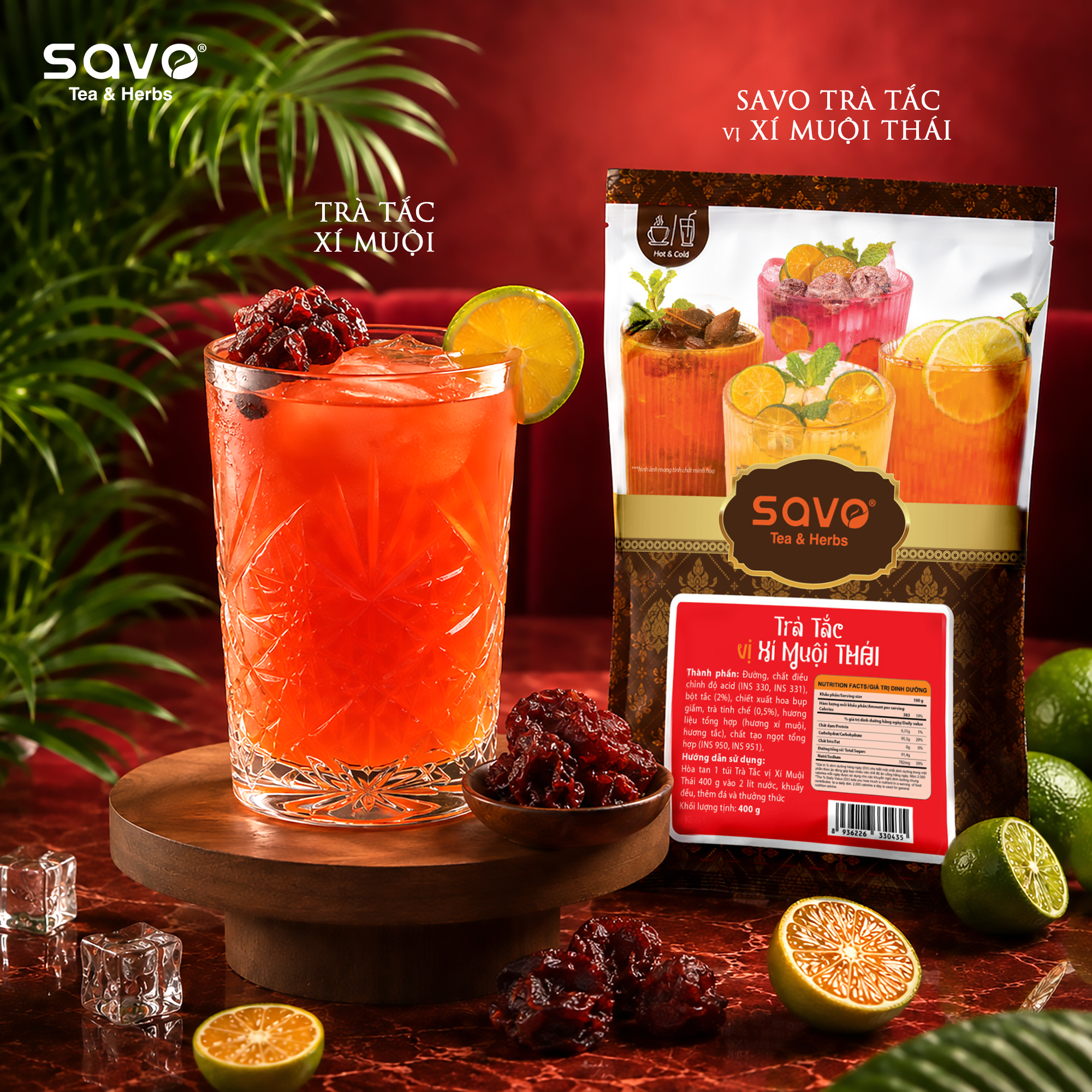  SAVO ICED TEA TẮC VỊ XÍ MUỘI THÁI 