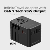  Bộ chuyển đổi du lịch PD70W MAZER InfiniteTravel 