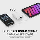  Pin sạc dự phòng kèm cáp C MAZER 10,000mAh/PD35W PowerCharge LINK 