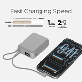  Pin sạc dự phòng kèm cáp C MAZER 10,000mAh/PD35W PowerCharge LINK 