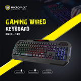  Bàn phím Gaming kháng nước đèn nền cầu vòng MicroPack CUPID GK-10 