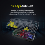  Bàn phím Gaming kháng nước đèn nền cầu vòng MicroPack CUPID GK-10 