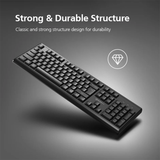  Bàn phím không dây MicroPack K-205W 