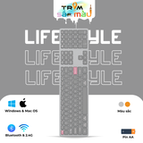  Bàn phím nhôm bluetooth silent MicroPack Lifestyle K-310W 