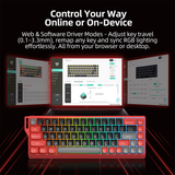  Bàn phím cơ Gaming Switch từ tính MicroPack ARES K-68M 