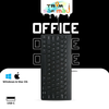  Bàn phím có dây MicroPack OFFICE MINI chocolate compact K2208-STL 