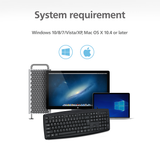  Bàn phím có dây MicroPack OFFICE LITE K-203 