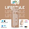  Bộ bàn phím chuột Bluetooth MicroPack Lifestyle KM-238W 