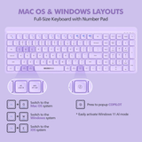  Bộ bàn phím chuột Bluetooth Silent MICROPACK Lifestyle KM-268W 