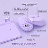  Bộ bàn phím chuột Bluetooth Silent MICROPACK Lifestyle KM-268W 