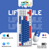  Bộ bàn phím chuột không dây Silent MicroPack Lifestyle KM-269W 