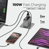  Bộ sạc kèm cáp PD100W MAZER Ai Prestige GaN 