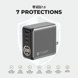  Bộ sạc kèm cáp PD100W MAZER Ai Prestige GaN 