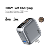  Củ sạc MAZER GaN7 PD3.2 100W 2C1A Ai Prestige 