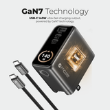  Bộ sạc kèm cáp PD140W MAZER Ai Prestige GaN 