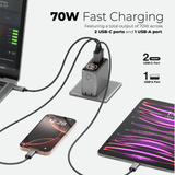  Bộ sạc kèm cáp PD70W MAZER Ai Prestige GaN 