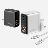  Bộ sạc kèm cáp PD70W MAZER Ai Prestige GaN 