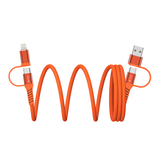  Dây cáp sạc 4 in 1 MAZER 1M/60W InfiniteLINK Cobra C61Duo 