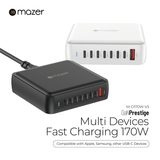  Trạm sạc MAZER GaN PD170W 8Ports 7C1A Prestige 