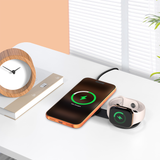  Đế sạc không dây Mazer 2 in 1 Qi2.2 25W+Apple Watch MagPadDuo2 