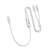  Dây cáp sạc 3 in 1 C2C2C MAZER 1.25M/PD140W InfiniteLINK Scorpion 