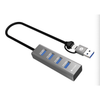  Bộ chia USB MAZER Dual-Connects USB-C+USB-A 4 in 2 UC2OTG 