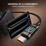  Dây cáp sạc MICROPACK 240W USB-C/2M Power Link MC-C240 