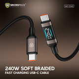  Dây cáp sạc MICROPACK 240W USB-C/2M Power Link MC-C240 