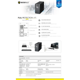 Bộ lưu điện Micropack TRUE POWER UPS 1200VA MFU-1200 