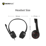  Tai nghe chụp tai tích hợp microphone MicroPack REGISTER MHP-02 